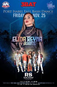 $35 per person in advance or at the door. Doors open at 7pm, show starts at 8pm. Buy tickets online: https://bit.ly/elida-reyna Info/tickets call: 956/943-0720.